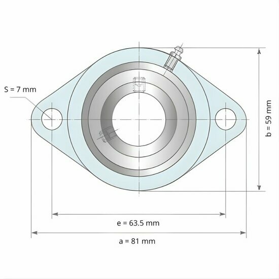 SBFW 203 afmetingen tekening vooraanzicht