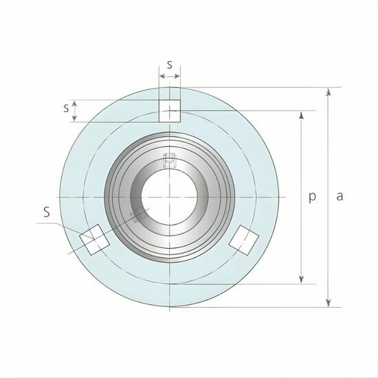 SBPF 207 afmetingen tekening vooraanzicht
