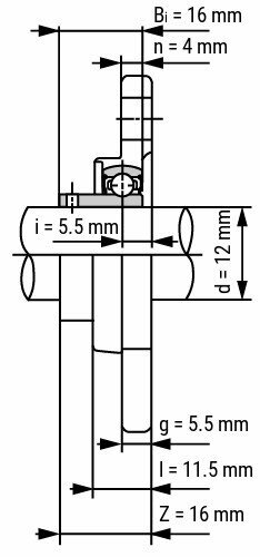 SS KFL 001 afmetingen tekening doorsnede