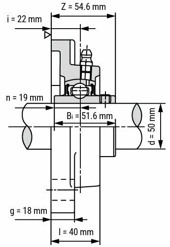 SS UCF 209 afmetingen tekening doorsnede