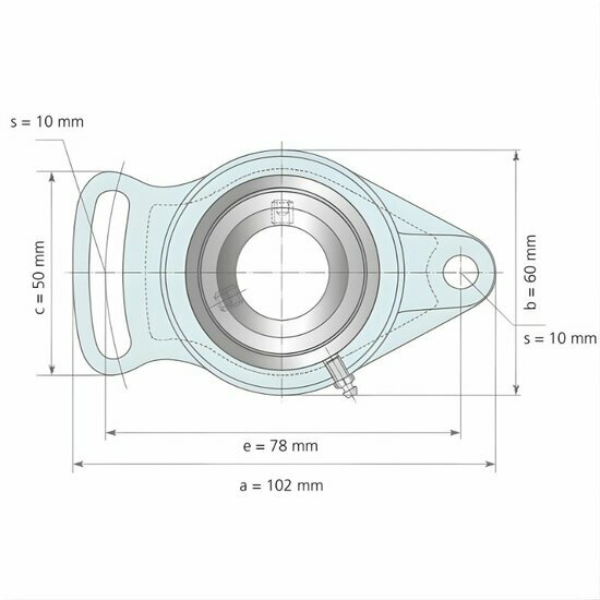 UCFA 201 afmetingen tekening vooraanzicht
