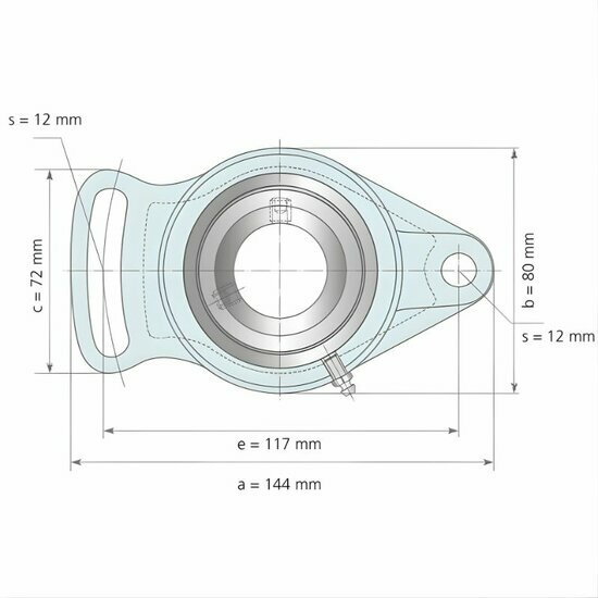UCFA 206 afmetingen tekening vooraanzicht