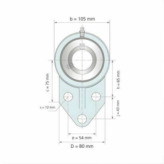 UCFB 209 afmetingen tekening vooraanzicht