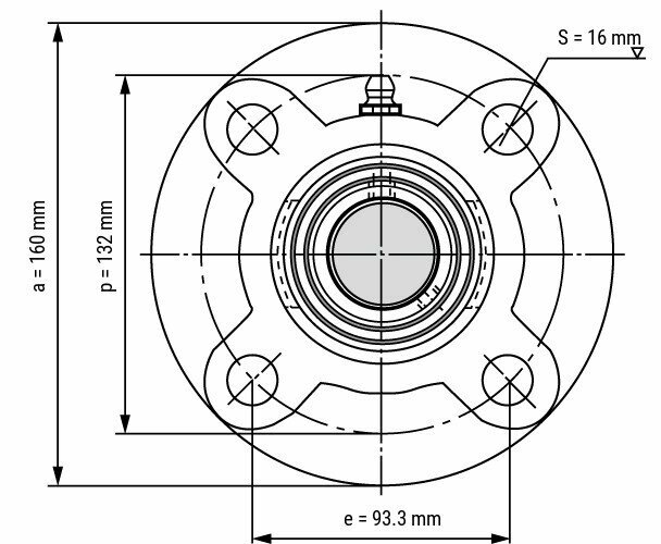 UCFC 209 afmetingen tekening vooraanzicht