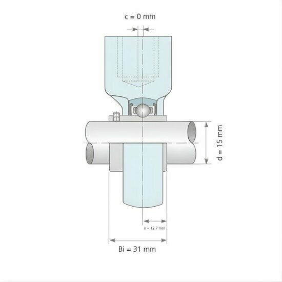 UCHE 202 afmetingen tekening doorsnede