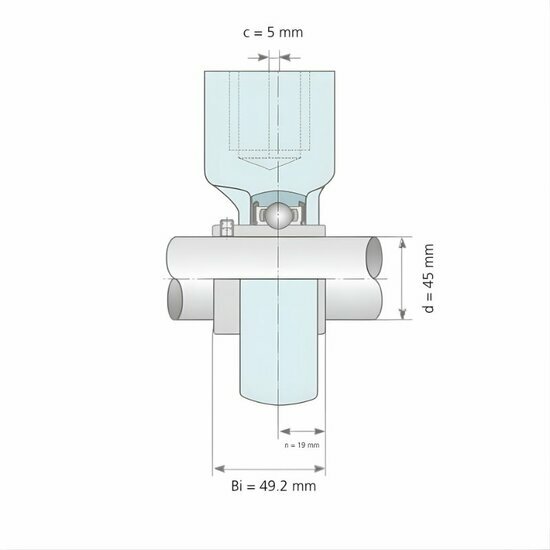 UCHE 209 afmetingen tekening doorsnede