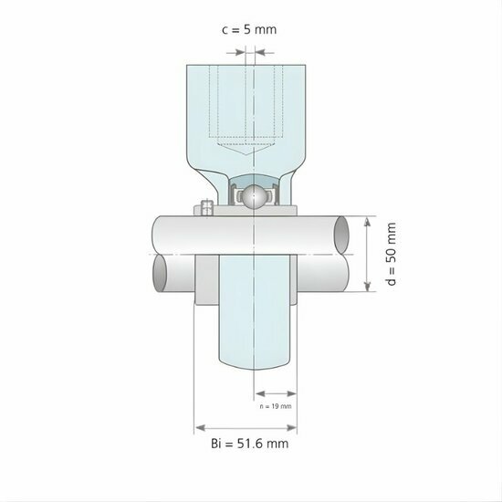 UCHE 210 afmetingen tekening doorsnede
