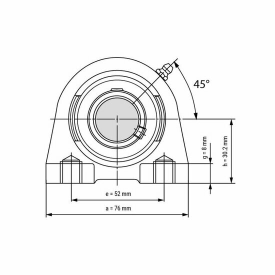 UCPA 201 afmetingen tekening vooraanzicht
