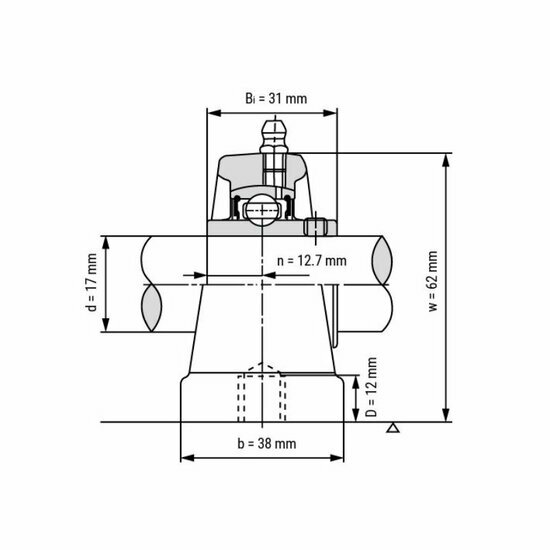 UCPA 203 afmetingen tekening doorsnede