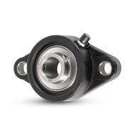 SS UCFLPL 208 - IBB schwarz Kunststoff Flanschlager 40 mm