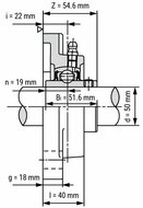 SS UCF 209 afmetingen tekening doorsnede