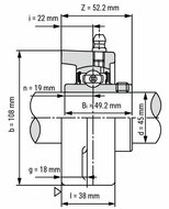 SS UCFL 209 afmetingen tekening doorsnede