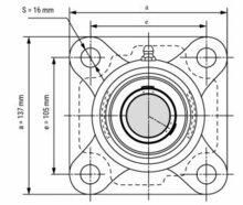 UCF 209 afmetingen tekening vooraanzicht