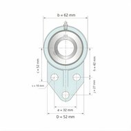 UCFB 204 afmetingen tekening vooraanzicht