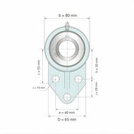 UCFB 206 afmetingen tekening vooraanzicht