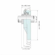 UCFB 208 afmetingen tekening doorsnede