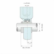 UCHE 202 afmetingen tekening doorsnede