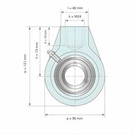 UCHE 208 afmetingen tekening vooraanzicht