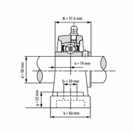 UCP 210 afmetingen tekening doorsnede
