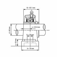 UCP 212 afmetingen tekening doorsnede